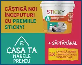 castiga 50000 euro la concursul vopsea lavabila sticky 2024