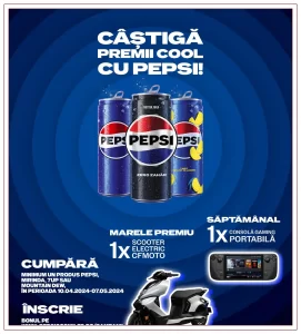 câștigători concurs pepsi Auchan titan scuter