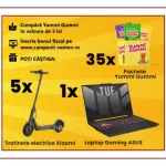 câștigători concurs yummi gummi laptop gaming asus 2024