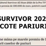 cote pariuri cine va castiga survivor all star 2024