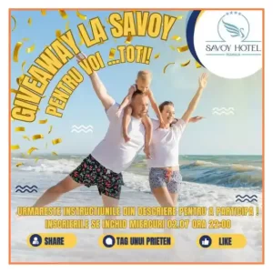 Giveaway la Savoy Hotel câștigă un sejur de 5 zile la Mamaia