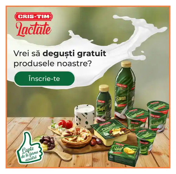 câștigă o degustare gratuită cris-tim