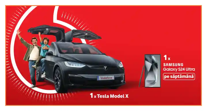 câștigă o mașină tesla la concursul Vodafone 2024