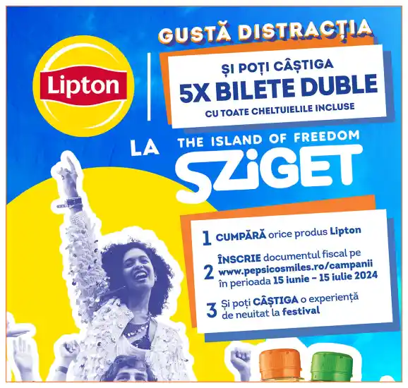 cîștigă bilete la The Island Of Freedom SZIGET 2024 concurs lipton