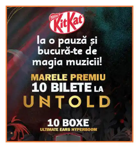 listă câștigători concurs bilete untold 2024 concurs KitKat