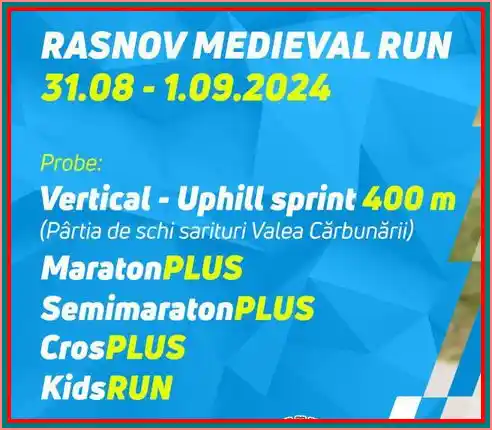 Rezultate Râșnov Medieval Run 2024