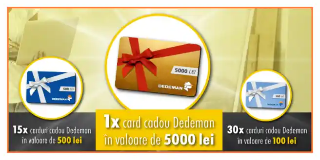 câștigă card cadou Deadman 5000 lei concurs moment 2024