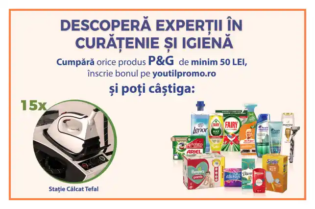 câștigă stații de călcat Tefal concurs pe youtilepromo.ro