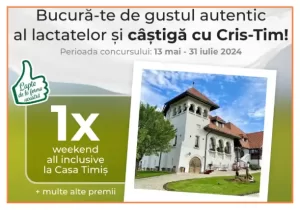 câștigă weekend all inclusive la Casa Tmiș concurs cris-tim