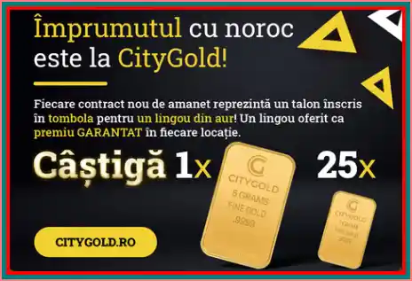 câștigători concurs lingouri de aur citygold