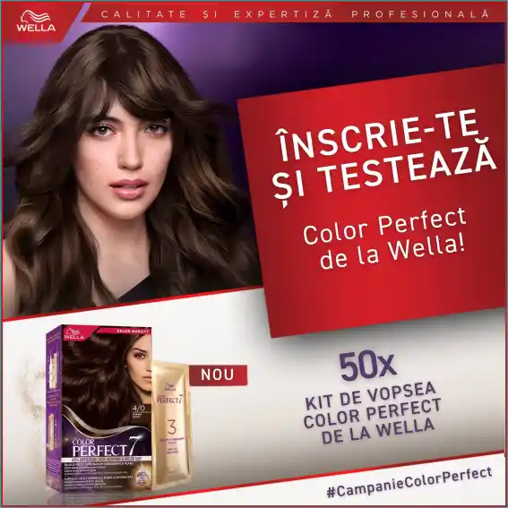 concurs 2024 Câștiga un Kit de Vopsit Color Perfect Wella