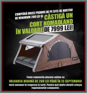 Concurs emudding.ro Câștigă un Cort Nomadland la