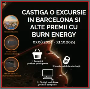 câștigă o excursie în barcelona concurs burn energy 2024