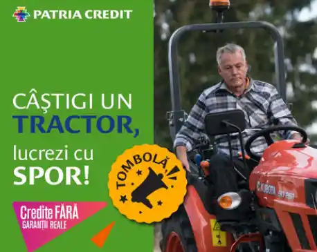 câștigă un tractor concurs patria credit 2024