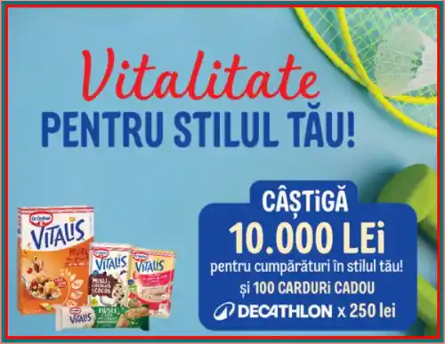 câștigători premiu 10000 lei concurs vitalis 2024