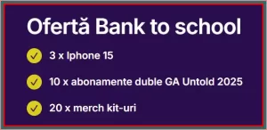 concurs banca Transilvania câștigă un iPhone 15