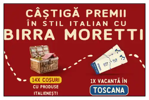 concurs birra moretti 2024 vacanță în toscana