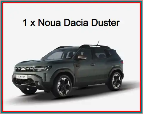 concurs castrol câștigă dacia duster TCe 130 4X4