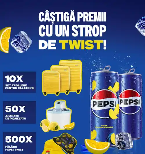 concurs pepsi 2924 câștigă trollere si aparate de înghețată