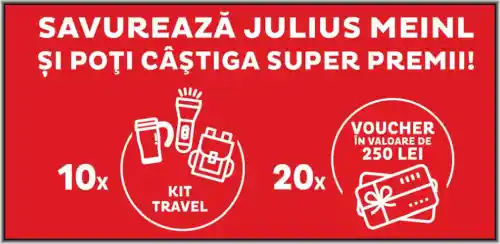 câștigători Concurs Julius Meinl Kit Travel de 500 lei