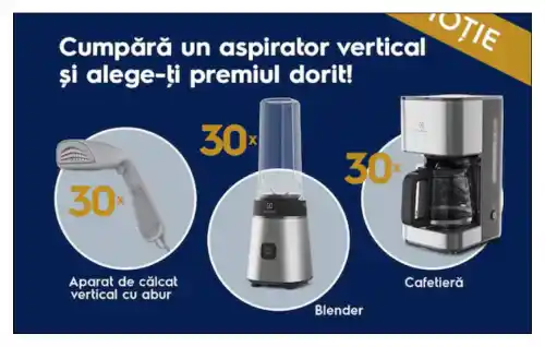 concurs câștigă cafetiere și blendere electrolux