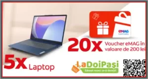 concurs Colgate câștigă laptop Lenovo sau care emag 200 lei