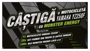 concurs monster câștigă motocicletă yamaha