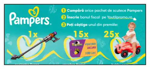 concurs pampers câștigă un aspirator dyson