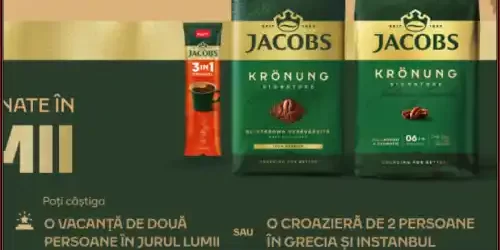 câștigă o croazieră de 3500 euro pe marea Egee concurs cafea Jacobs