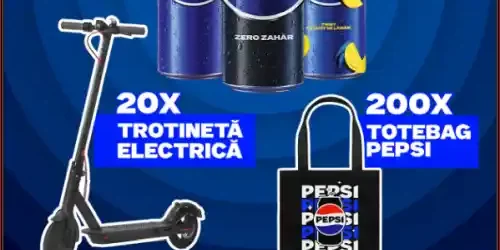 câștigători concurs pepsi Trotineta electrica AT PERFORMANCE