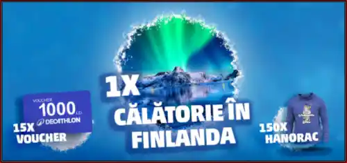 concurs betty ice câștigă o vacanță în finlanda sau 1000 lei decathlon