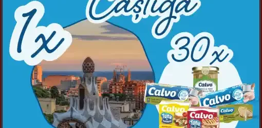 concurs calvo câștigă vacanță la barcelona de 1000 euro