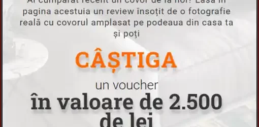 concurs covoare mobexpert câștigă 2500 lei