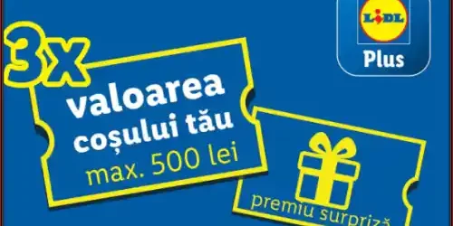 concurs lidl 2024 roata surprizelor câștigă 500 lei