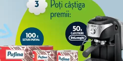 câștigători concurs pufina cafetiere delonghi