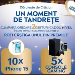 nivea concurs crăciun 2024 câștigă iphone 15